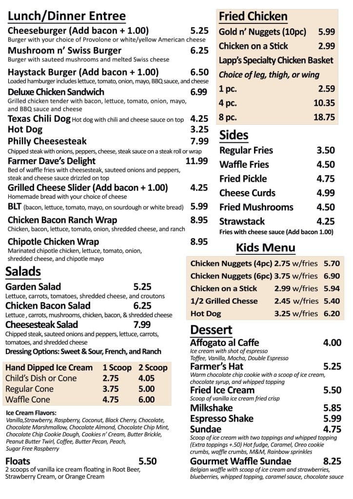Website Lunch & Dinner Menu June 2026